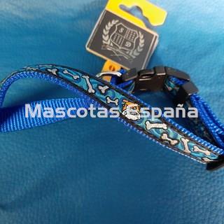 SAN DIMAS Collar Nylon Bull (15X250mm) Azul - Imagen 1